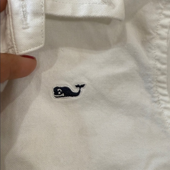 Vineyard Vines Kids Classic White Button-Down Collar Preppy Shirt Size 3T - Picture 3 of 9